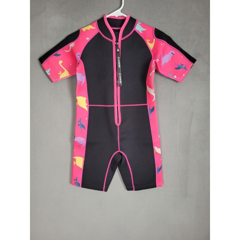 Chriffer Girls Kids Wetsuit Shorty Wet Suit Front Zip 2mm Neoprene Large